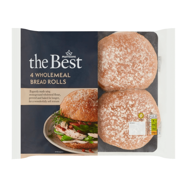 Morrisons The Best Wholemeal Rolls