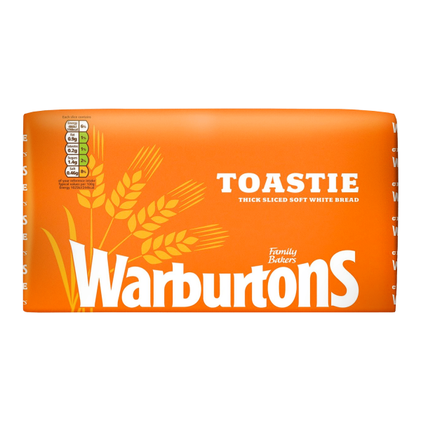 Warburtons Toastie Thick Sliced White Bread